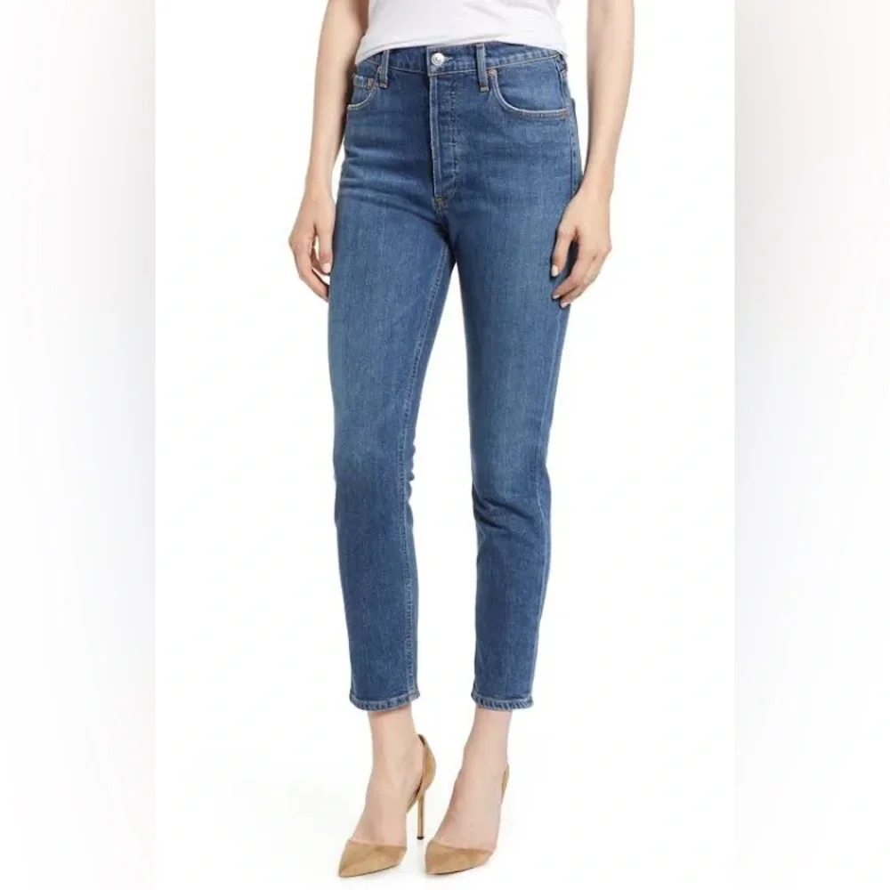 Agolde Women's Nico Hi Rise Slim Fit Jean Size 32